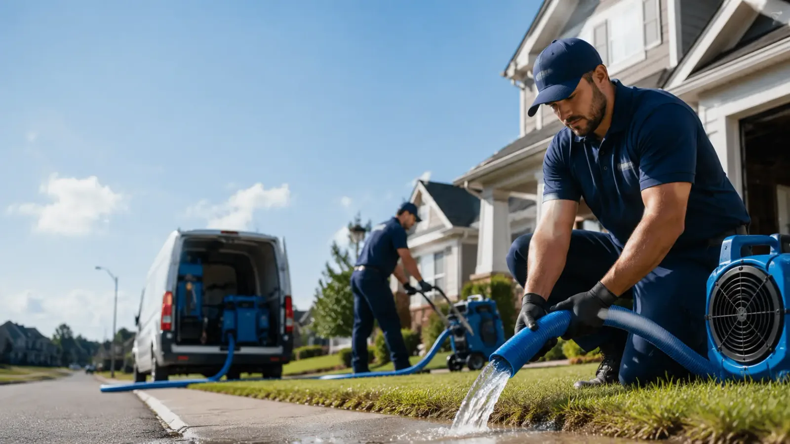 Flood Damage Restoration in Lequire, OK
